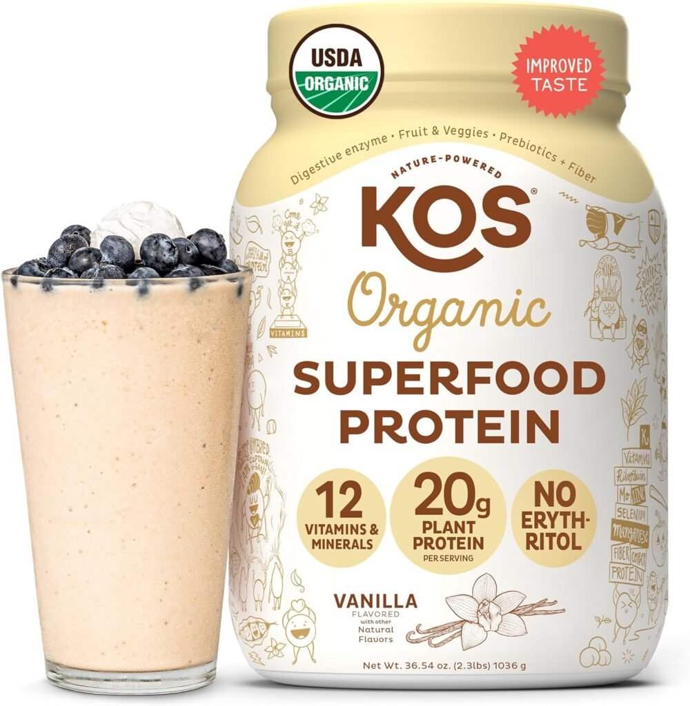 KOS Organic Plant-Based Protein Powder