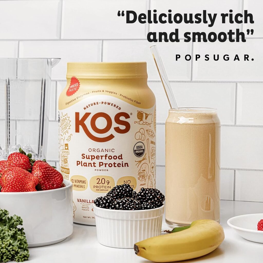 KOS Organic Plant-Based Protein Powder