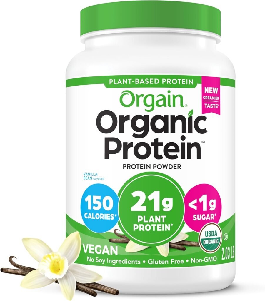 Orgain Organic Plant-Based Protein Powder 