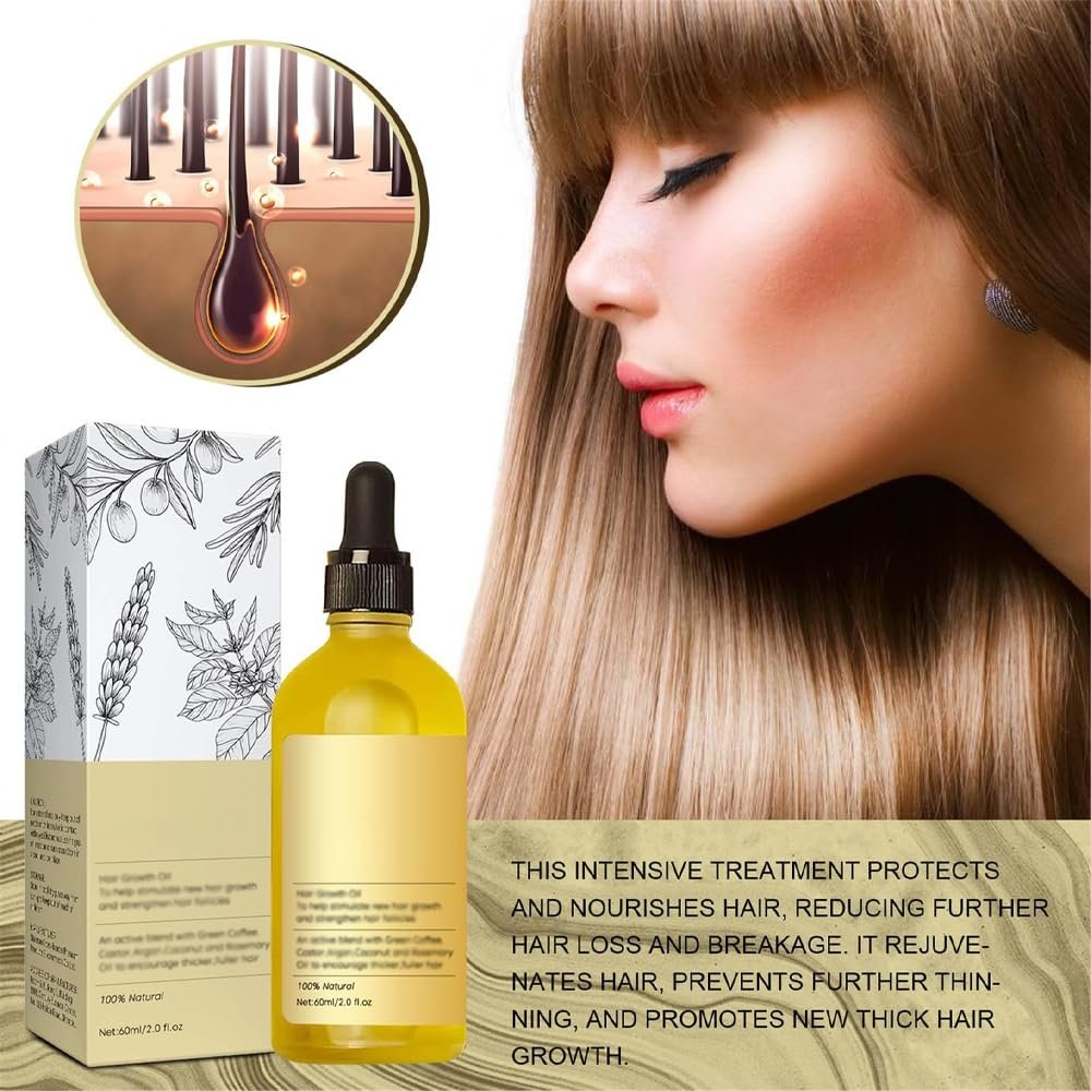 houdini natural vegan hair growth oil​