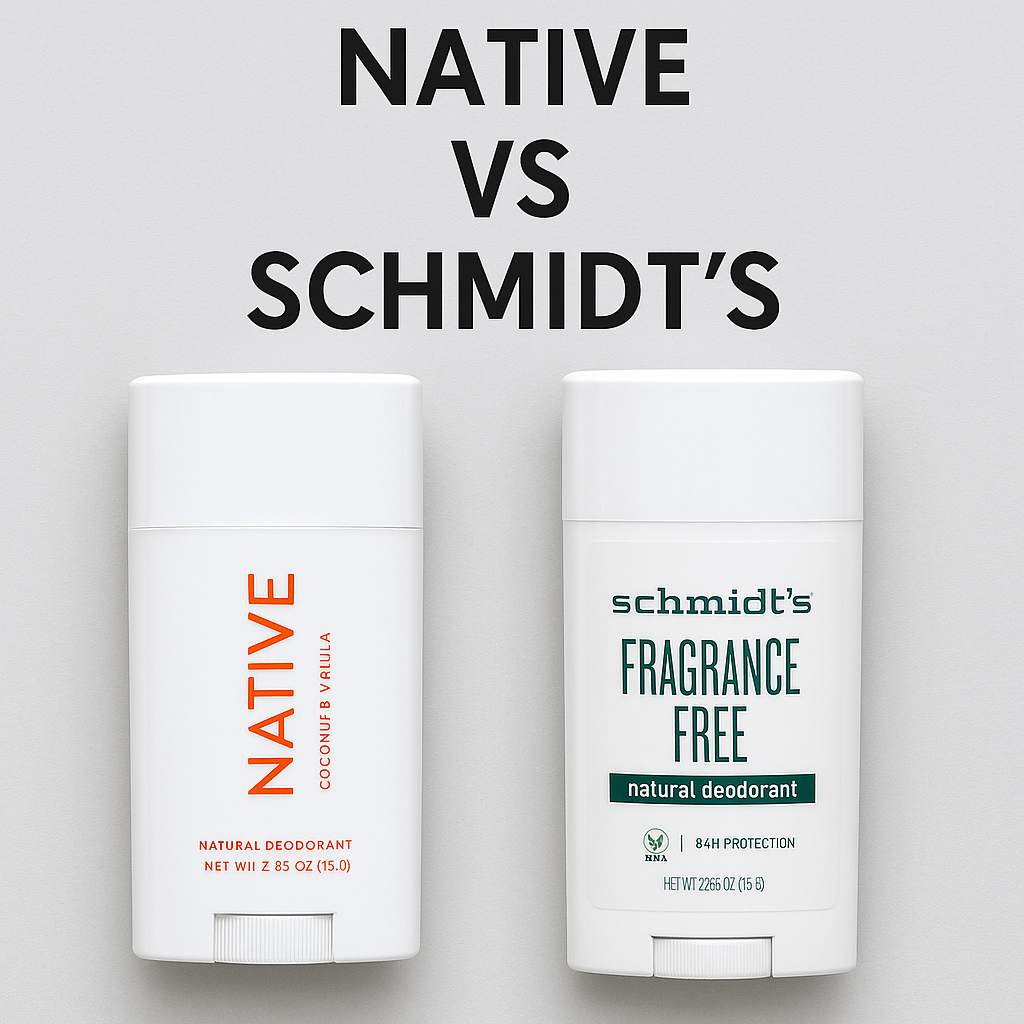 Native vs Schmidt’s Deodorant (2025 Buyer’s Guide)