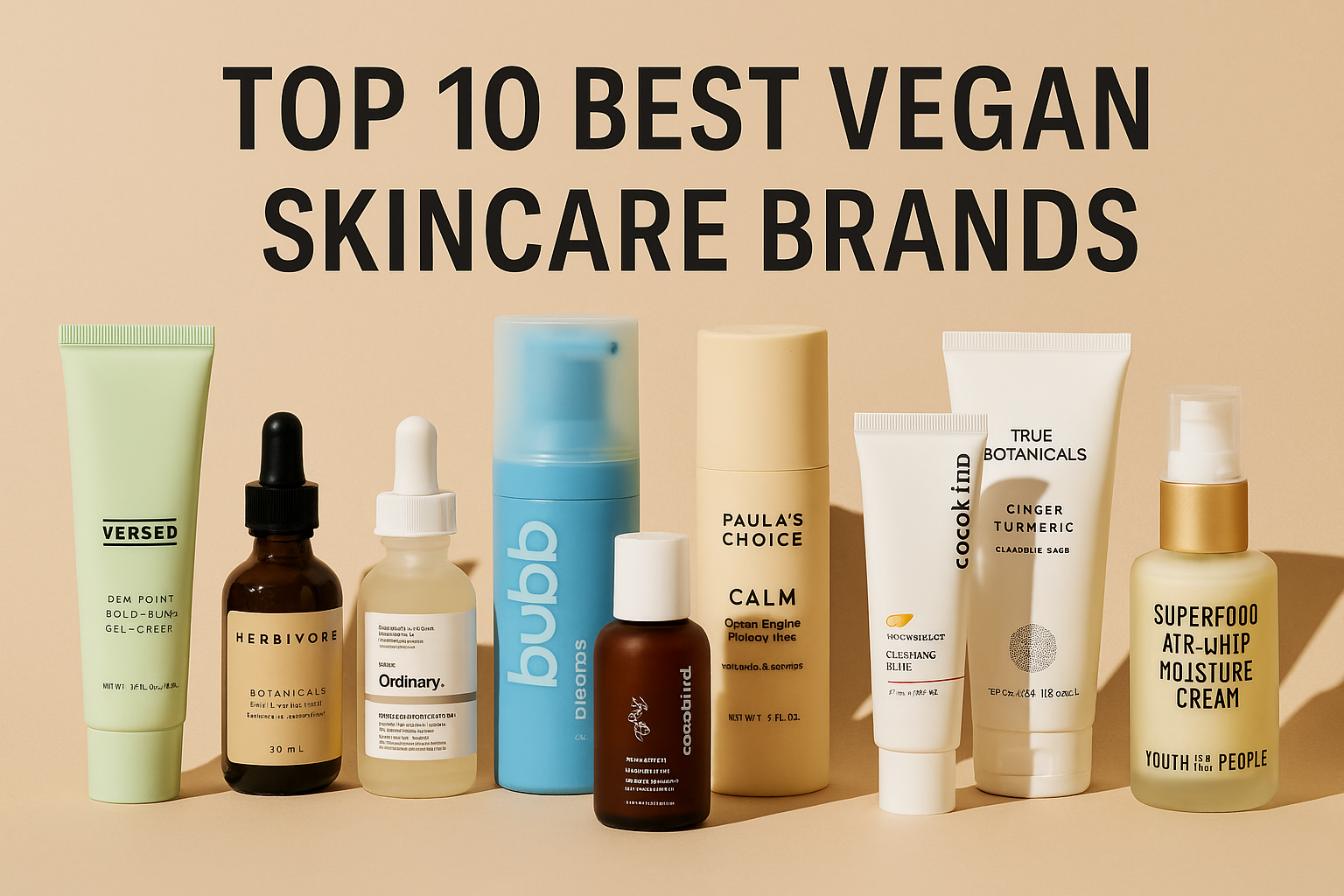 Top 10 Best Vegan Skincare Brands in 2025 (Cruelty-Free, Clean & Glowing Skin Approved)